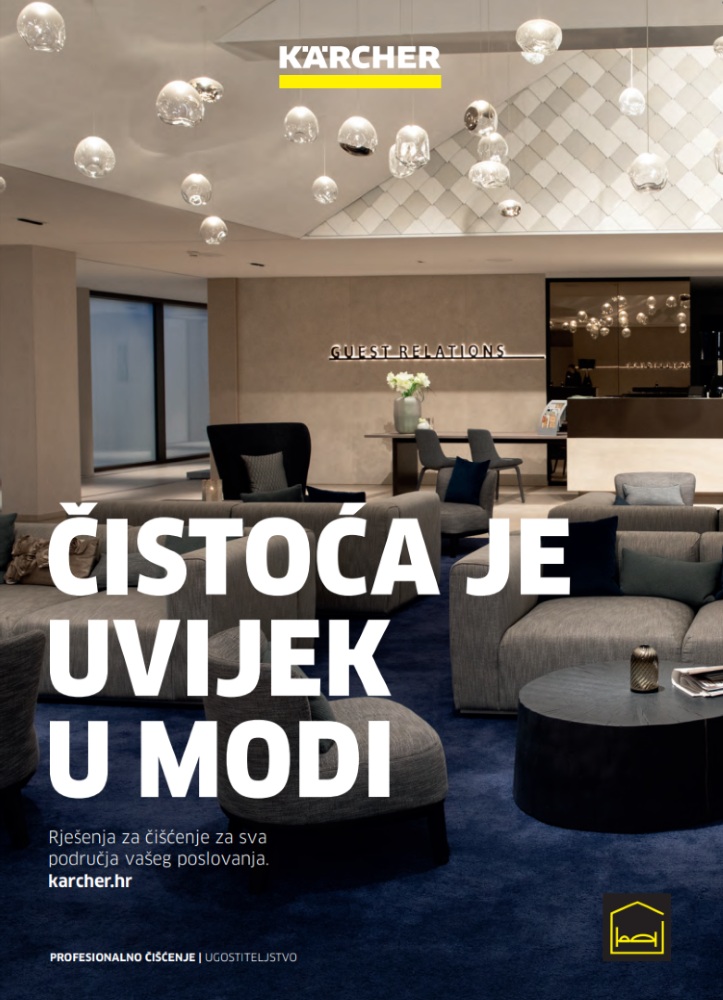 Stranica iz kataloga Karchera koju je prevoditeljska agencija Integra prevela i lokalizirala, uz prijevod i slogana.